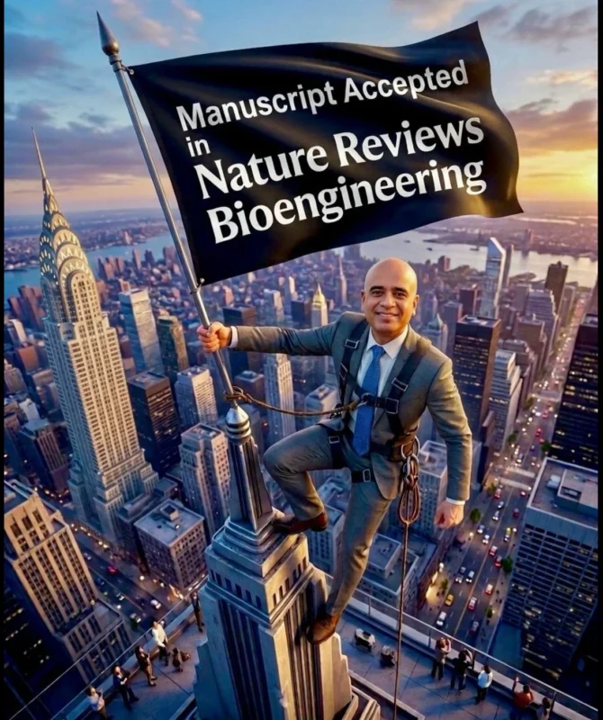 Ankur Singh: Excited to Share Our Review Accepted by Nature Reviews Bioengineering