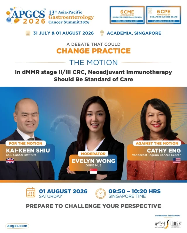 Kai-Keen Shiu Invites the Oncology Community to APGCS 2026 2 Kai-Keen Shiu Invites the Oncology Community to APGCS 2026