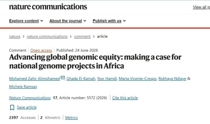 Timothy Rebbeck։ Advancing Genomic Equity Through National Genome Projects in Africa 2 Timothy Rebbeck