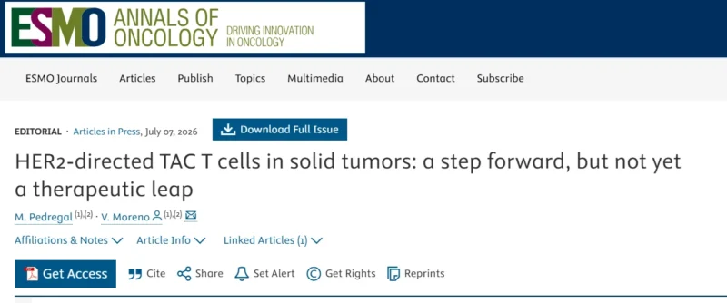 Victor Moreno։ A Step Forward for Cell Therapy in Solid Tumors