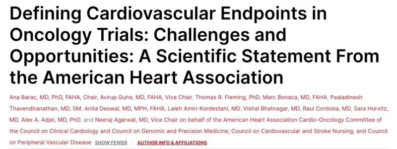 Avirup Guha: Cardio-Oncology Trials Should Measure More Than Ejection Fraction 2 Avirup Guha