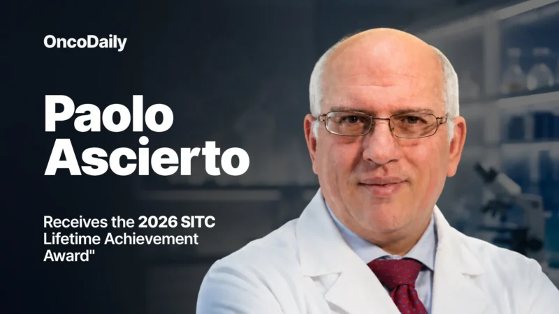 Paolo Ascierto Receives the 2026 SITC Lifetime Achievement Award
