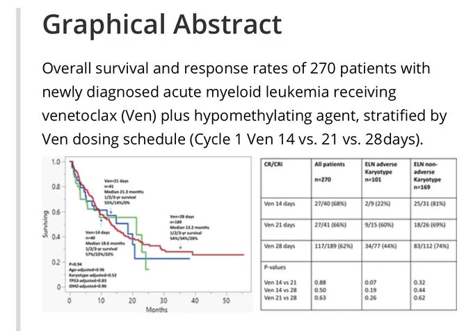 Talha Badar: Rethinking the 28-Day Venetoclax Standard