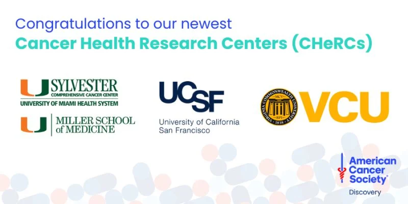 Three New CHERCs Advance Cancer Health Equity - American Cancer Society Research 2 Three New CHERCs Advance Cancer Health Equity - American Cancer Society Research