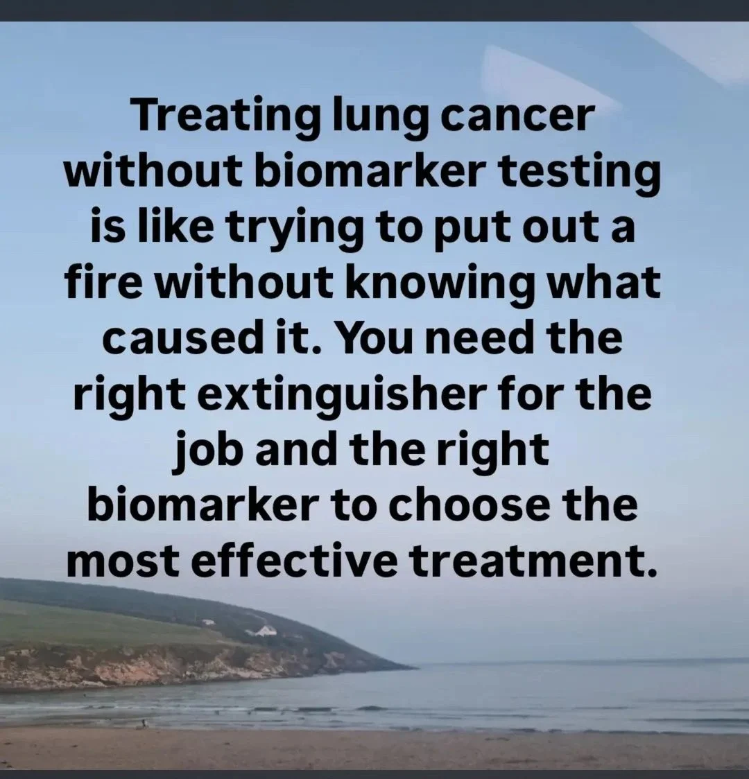 Gillian Ryan: Biomarker Testing Is Like Finding the Correct Fire Extinguisher 2 Gillian Ryan: Biomarker Testing Is Like Finding the Correct Fire Extinguisher