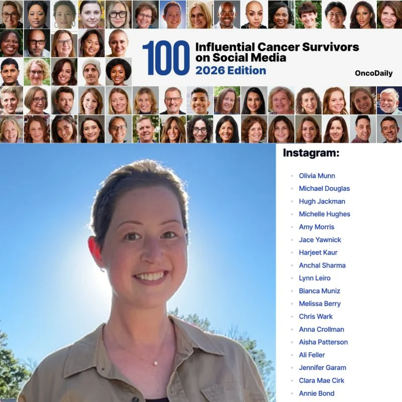 Clara Mae Cirks: Honored to Be Named One of OncoDaily's Top 100 Most Influential Cancer Survivors 2 Clara Mae Cirks: Honored to Be Named One of OncoDaily's Top 100 Most Influential Cancer Survivors