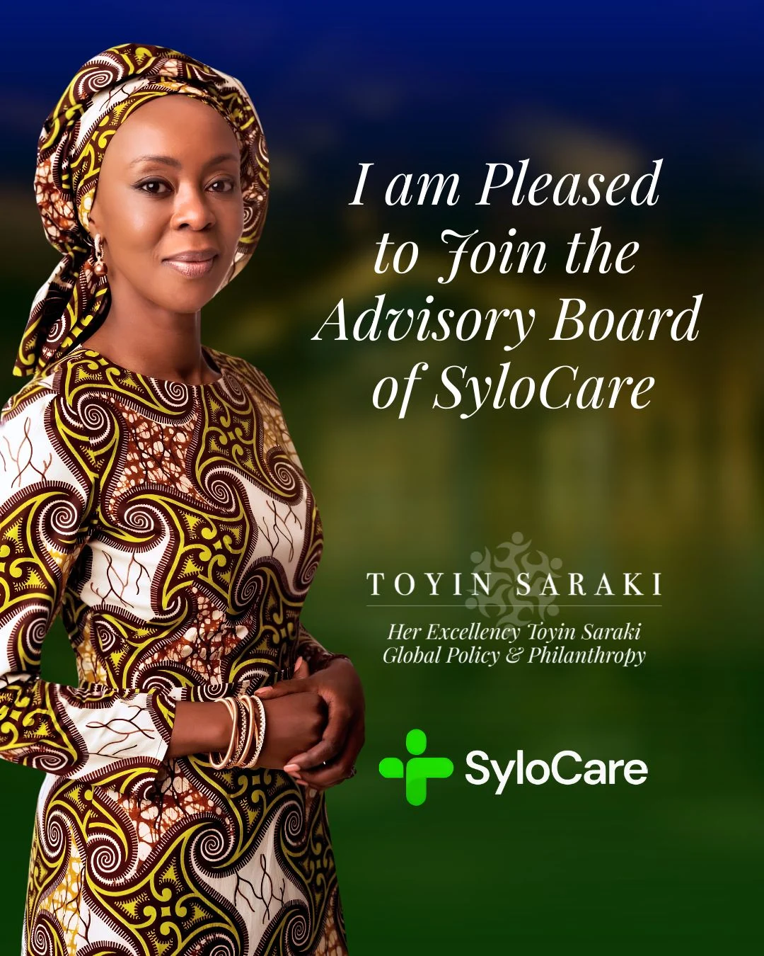 Her Excellency Toyin Saraki Joins SyloCare Advisory Board 2 Her Excellency Toyin Saraki Joins SyloCare Advisory Board