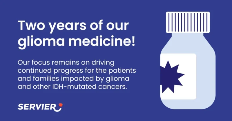Two Years of Progress in Grade 2 IDH-Mutant Glioma - Servier Pharmaceuticals 2 Servier Pharmaceuticals