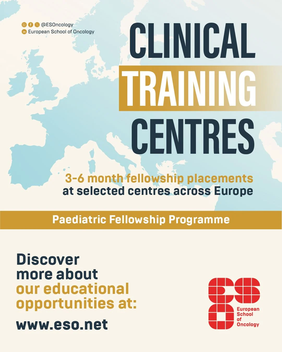 Unlock New Opportunities With Pediatric Oncology Fellowships - European School of Oncology 2 European School of Oncology