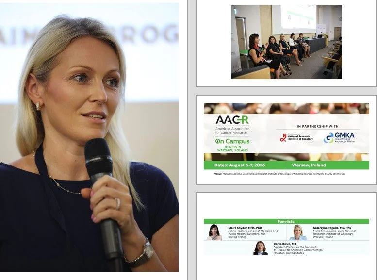 Katarzyna Pogoda: Advancing Patient-Centered Oncology at AACR on Campus Poland/Ukraine 2026 2 Katarzyna Pogoda