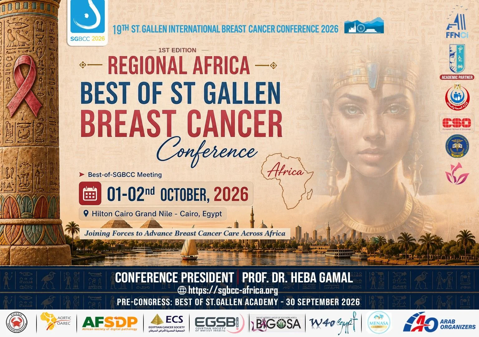 Regional Africa Best of St. Gallen Breast Cancer Conference 2026 Brings Leading Breast Cancer Experts to Cairo 2 Regional Africa Best of St. Gallen Breast Cancer Conference 2026 Brings Leading Breast Cancer Experts to Cairo