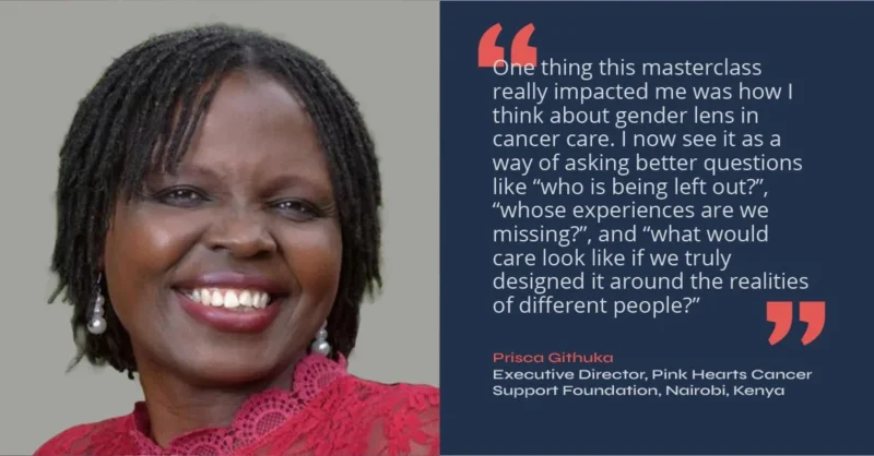 How Gender Shapes the Cancer Care Women Receive - City Cancer Challenge (C/Can) 2 City Cancer Challenge (C/Can)