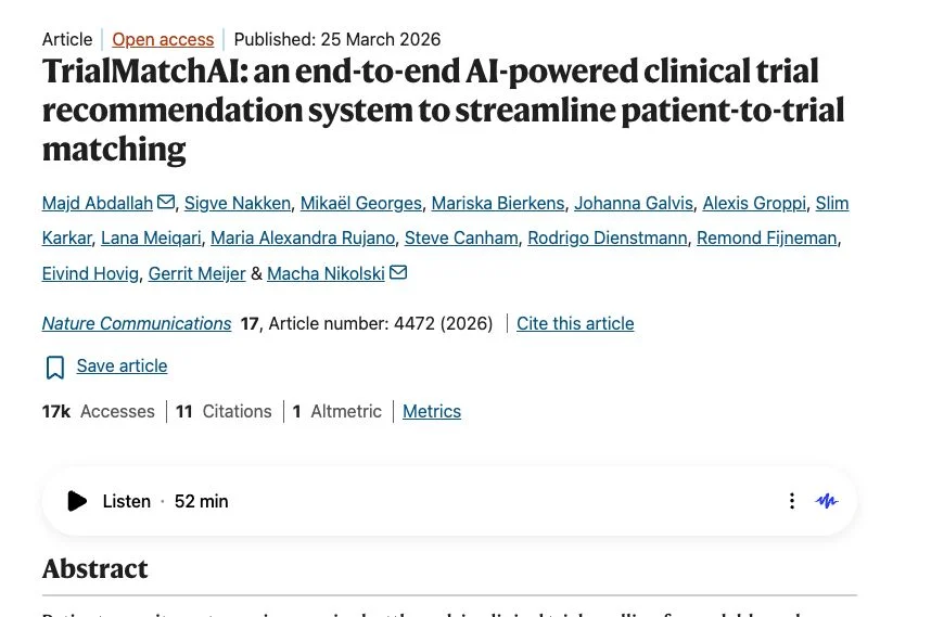 Roupen Odabashian: 92% AI Trial Matching, Yet Enrollment Remains a Challenge 2 Roupen Odabashian