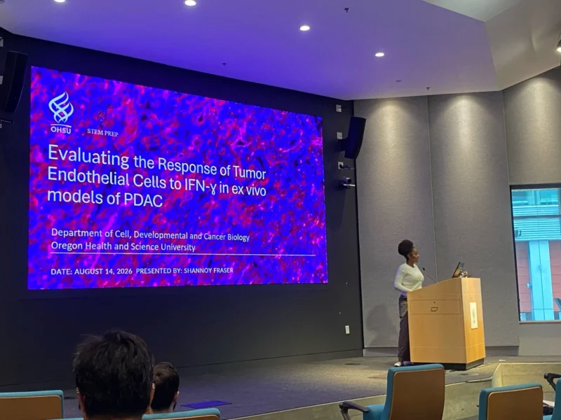 Shannoy Fraser: STEMPrep Internship Introduces Student to Pancreatic Cancer Immunology Research