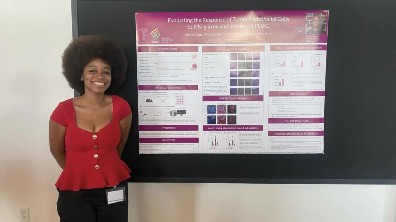 Shannoy Fraser: STEMPrep Internship Introduces Student to Pancreatic Cancer Immunology Research