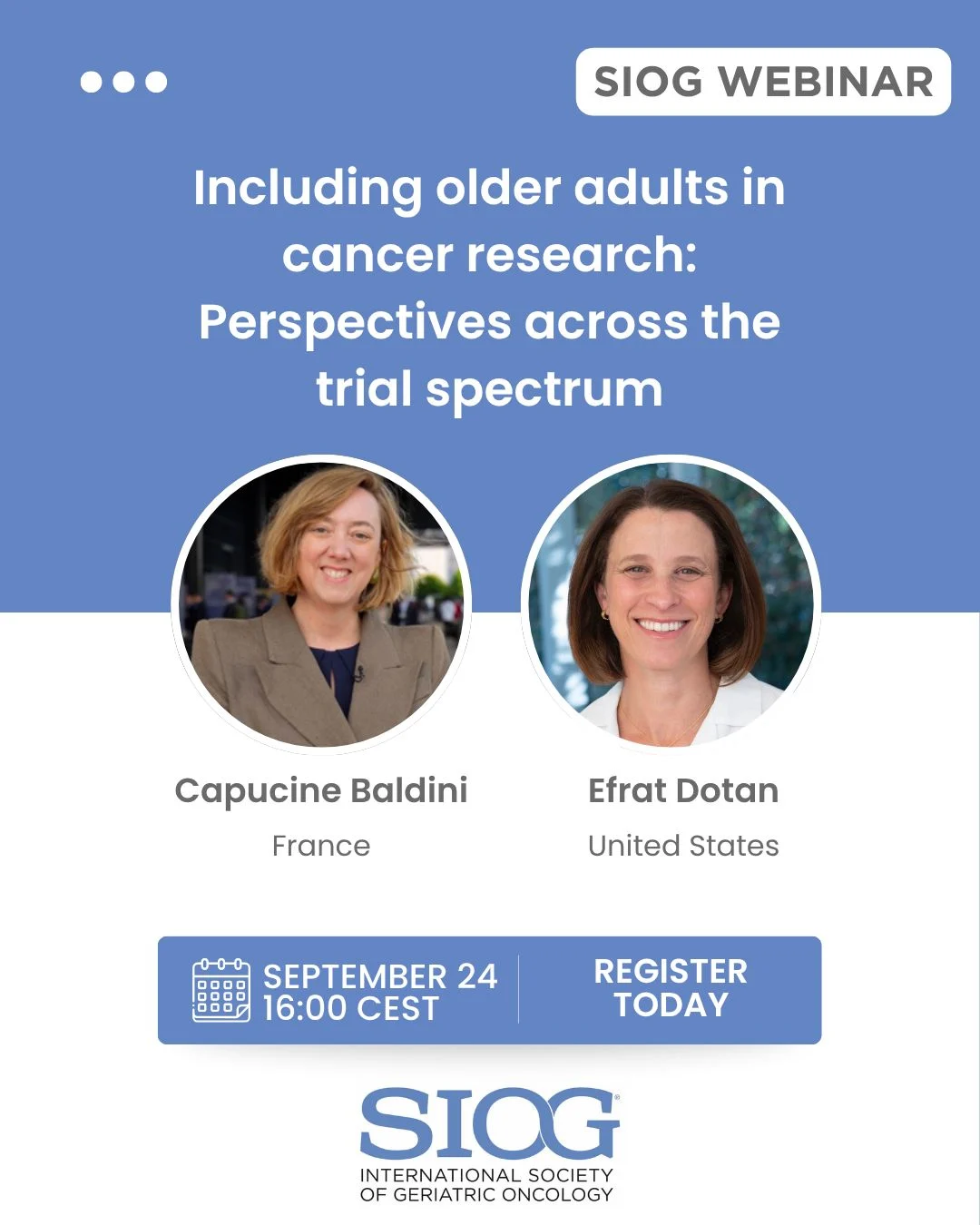 Addressing the Evidence Gap for Older Adults in Cancer Trials - SIOG