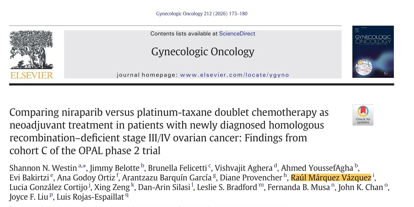 Raúl Márquez: OPAL-C Phase 2 Results in Advanced Ovarian Cancer 2 Raúl Márquez