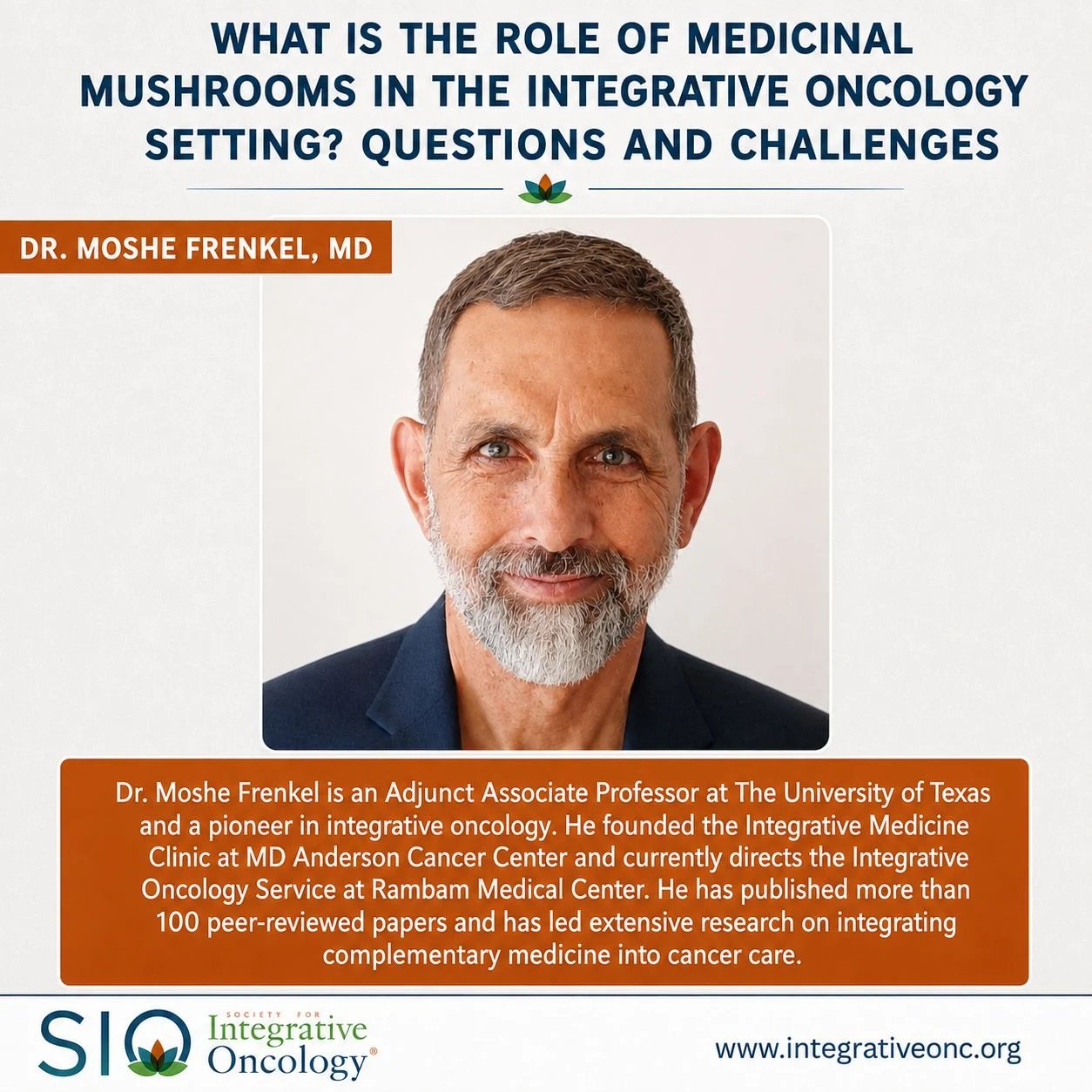 What Is the Role of Medicinal Mushrooms in the Integrative Oncology Setting? - SIO