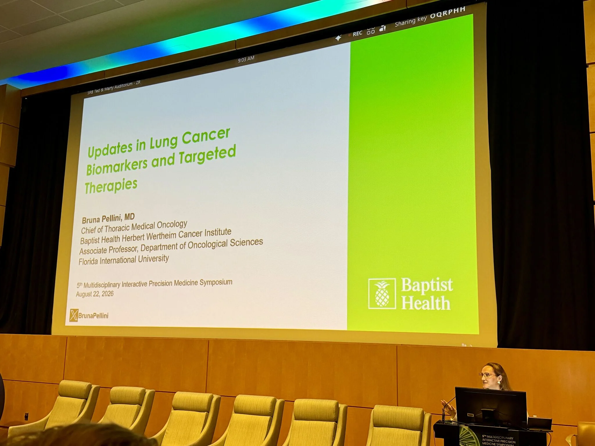 Bruna Pellini: Sharing Updates in Lung Cancer Therapies With the Florida Society of Pathologists 2 Bruna Pellini: Sharing Updates in Lung Cancer Therapies With the Florida Society of Pathologists