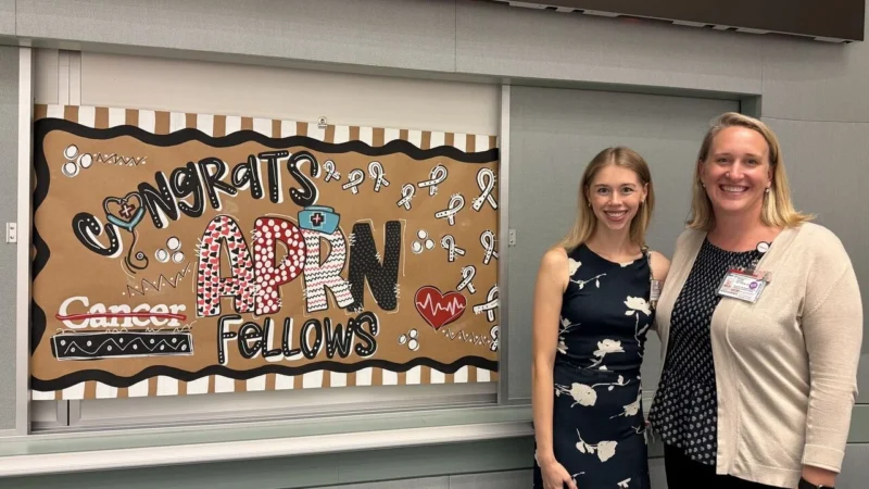 Danielle Fournier Congratulates Claire Honl for the Post-Graduate Fellowship Completion