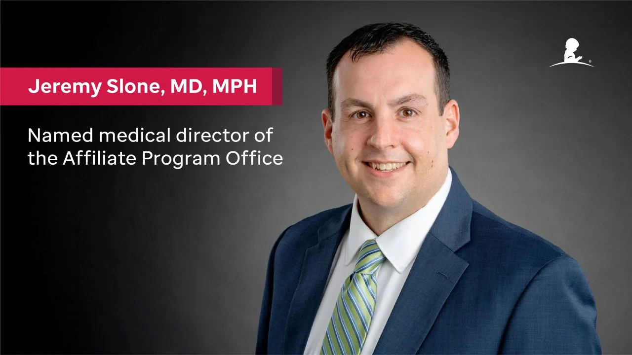 Jeremy Slone Takes on New Role as Medical Director of St. Jude Affiliate Program Office