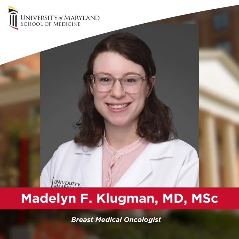 UMGCCC Welcomes Breast Medical Oncologist Madelyn Klugman 2 UMGCCC