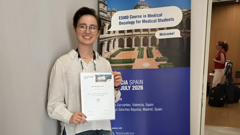Oana Voicu: From a Medical Student to Presenting a Case on Prostate Cancer at ESMO 2026