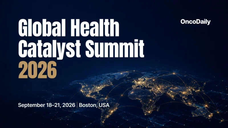 Global Health Catalyst Summit 2026 to Unite Global Leaders at Harvard/MIT Around Cancer, AI and Health Equity