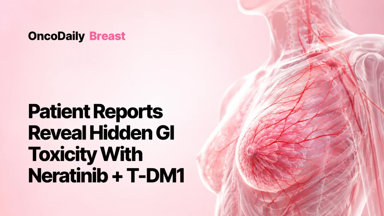 Patient-Reported GI Toxicity Reveals Hidden Burden With Neratinib Plus T-DM1