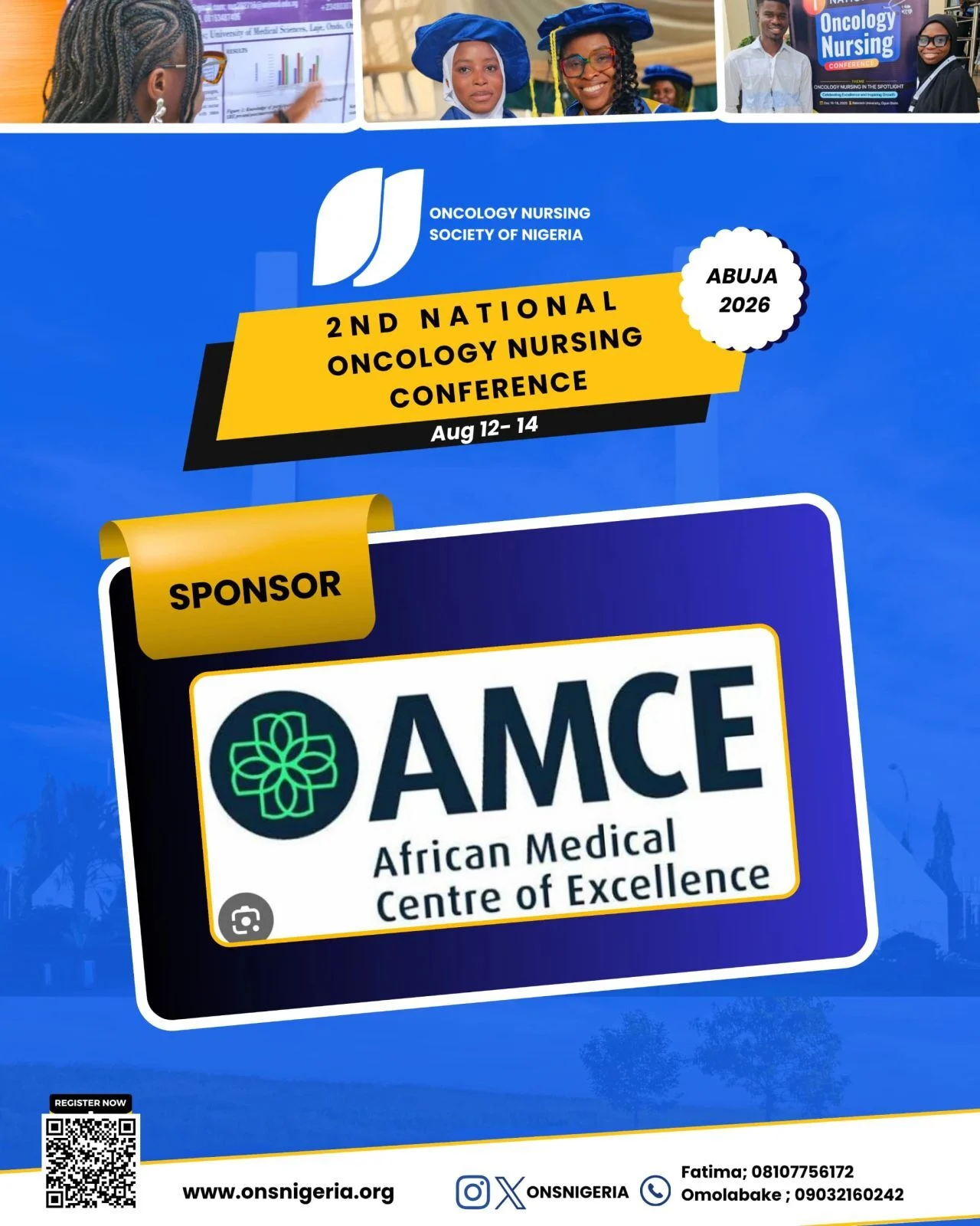 AMCE Joins as Sponsor of the 2nd National Oncology Nursing Conference 2026 - ONS 2 AMCE Backs the Future of Oncology Nursing in Nigeria
