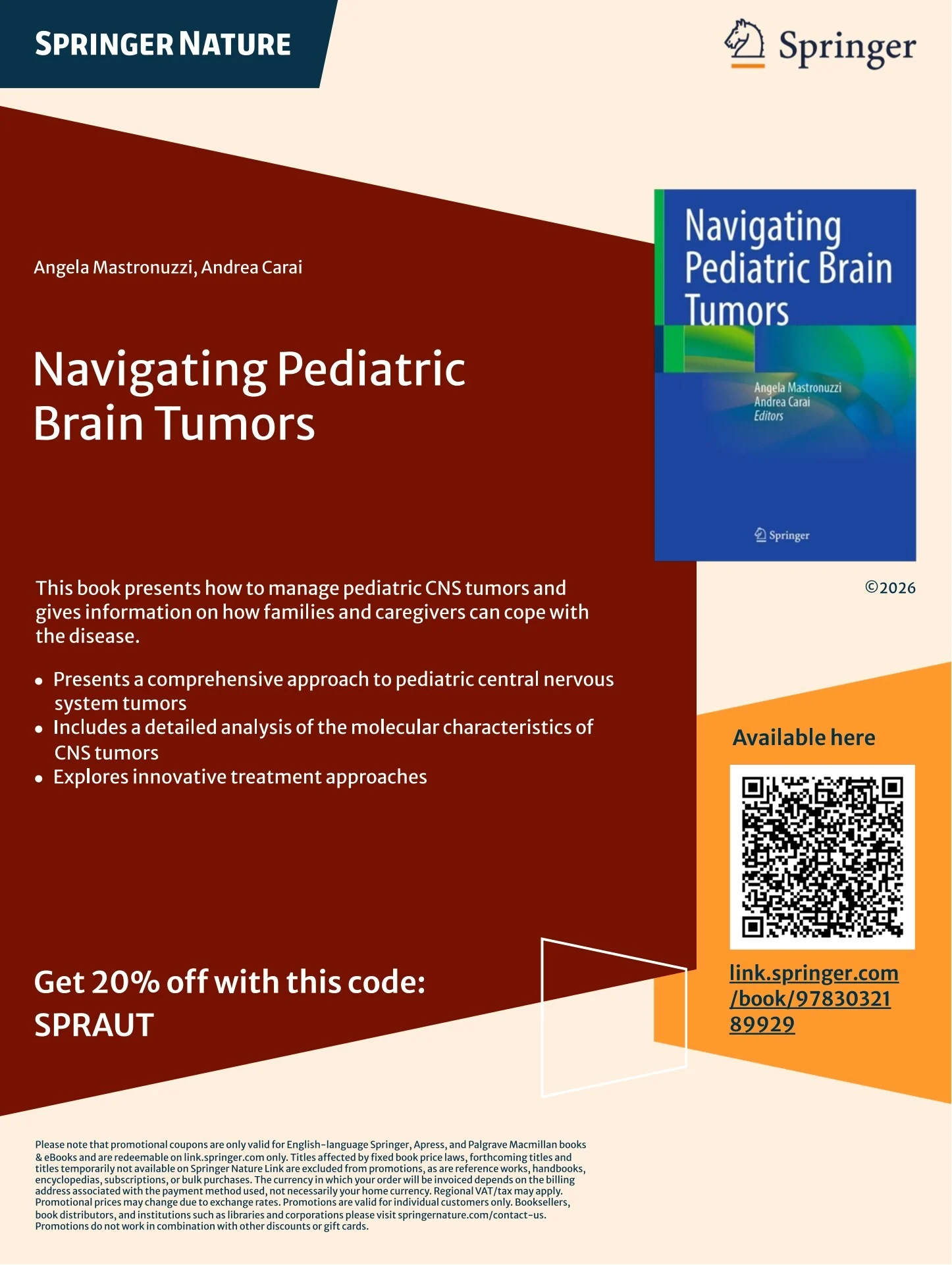 Angela Mastronuzzi: Book for Caring for the Child, Not Just the Tumor 2 Angela Mastronuzzi