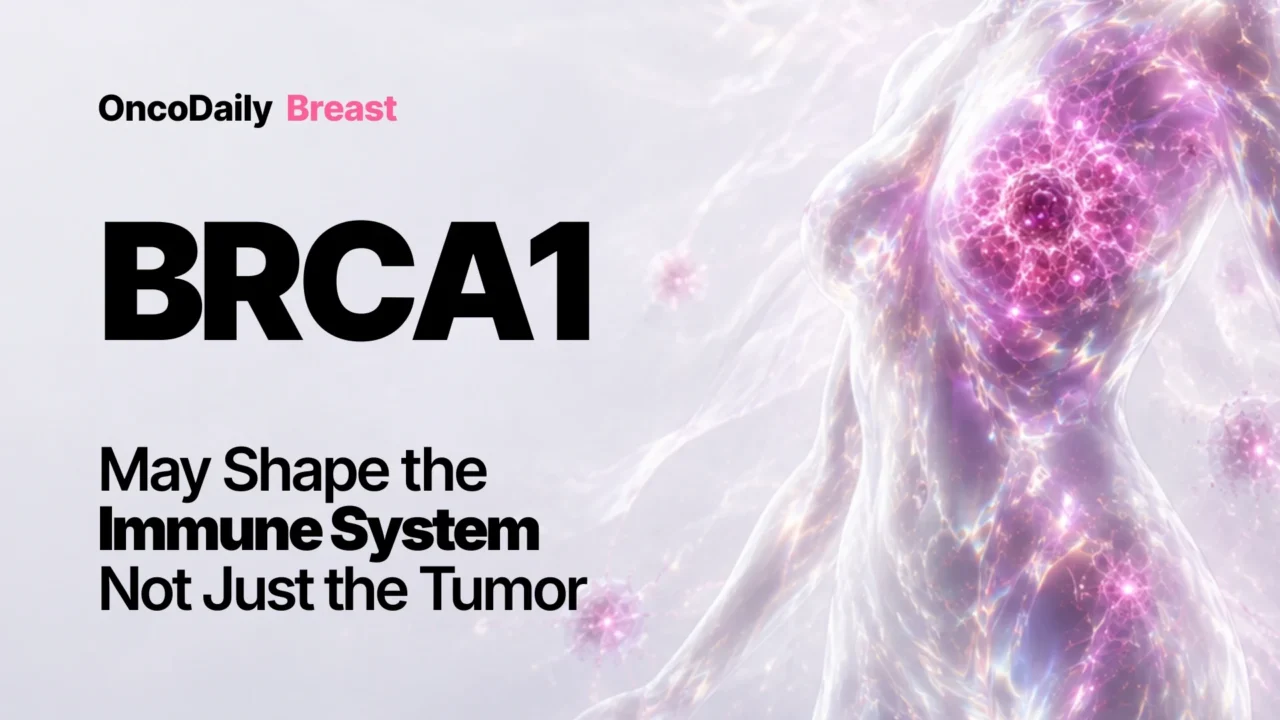 Germline BRCA1 Variants May Impair T Cell Function in Breast Cancer