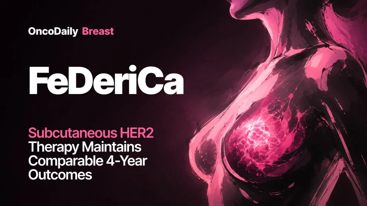 FeDeriCa: 4-Year Outcomes Support Subcutaneous HER2 Therapy