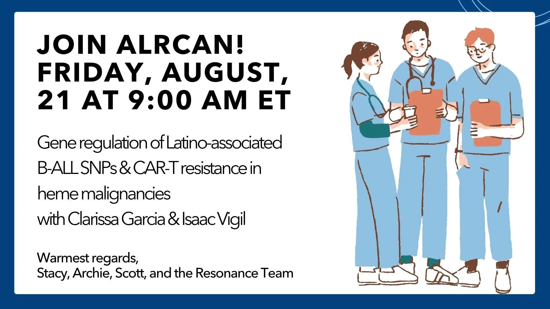 Resonance Invites to Join Discussion on CAR-T Resistance in Hematologic Malignancies 2 Resonance