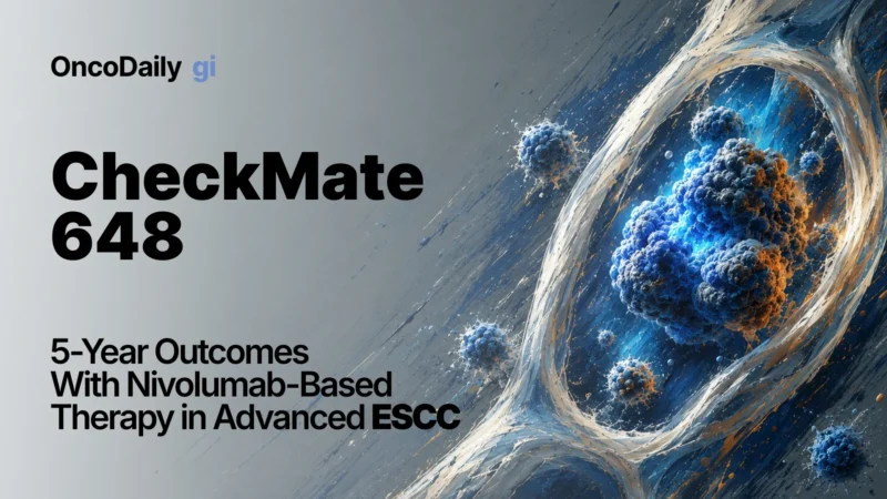 Five-Year CheckMate 648 Follow-Up: Nivolumab-Based Therapy in Advanced ESCC