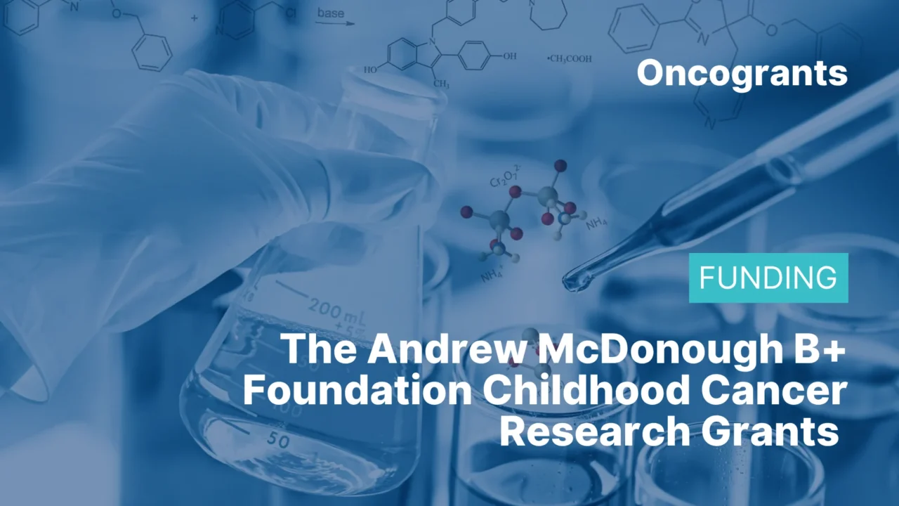 The Andrew McDonough B+ Foundation Childhood Cancer Research Grants 2026