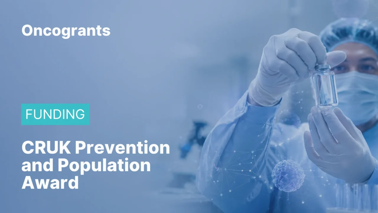 Cancer Research UK Prevention and Population Programme Award 2026