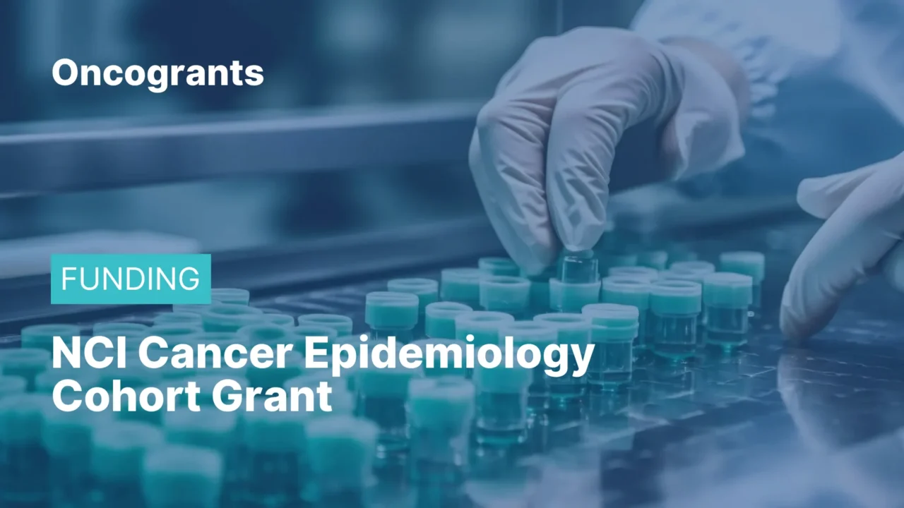 NCI Research Opportunities in Cancer Epidemiology Cohort Studies U01 2026