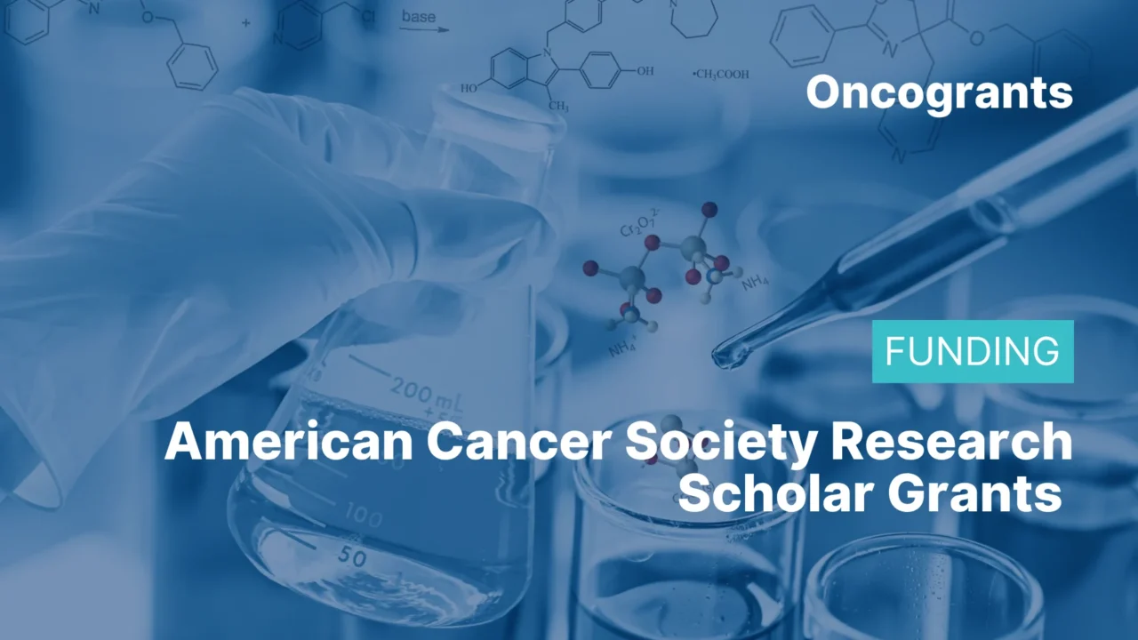 American Cancer Society Research Scholar Grants 2026