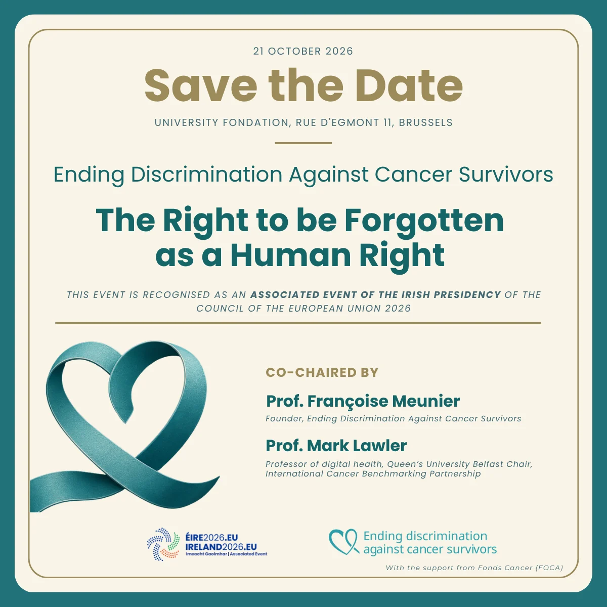 Pia Cox: Meet Professor Françoise Meunier, a Lifelong Advocate for People Affected by Cancer 3 Pia Cox: Meet Professor Françoise Meunier, a Lifelong Advocate for People Affected by Cancer