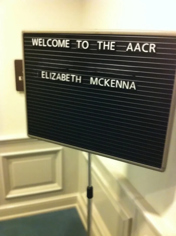 Elizabeth McKenna: 15-Year Work Anniversary at Cancer Discovery and AACR