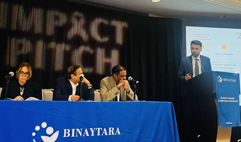 Chinmay Jani: Honored to Receive the Binaytara 2026 Impact Pitch Lung Cancer Research Award 2 Chinmay Jani