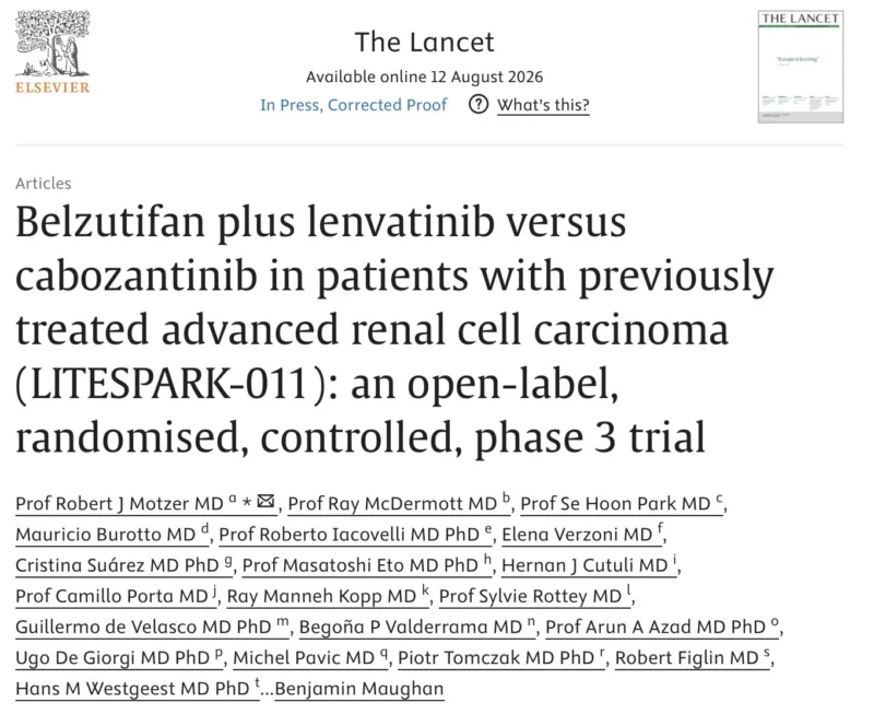 Giuseppe Caruso: Phase 3 LITESPARK-011 Shows Progression-Free Survival Benefit in Advanced RCC 2 Giuseppe Caruso