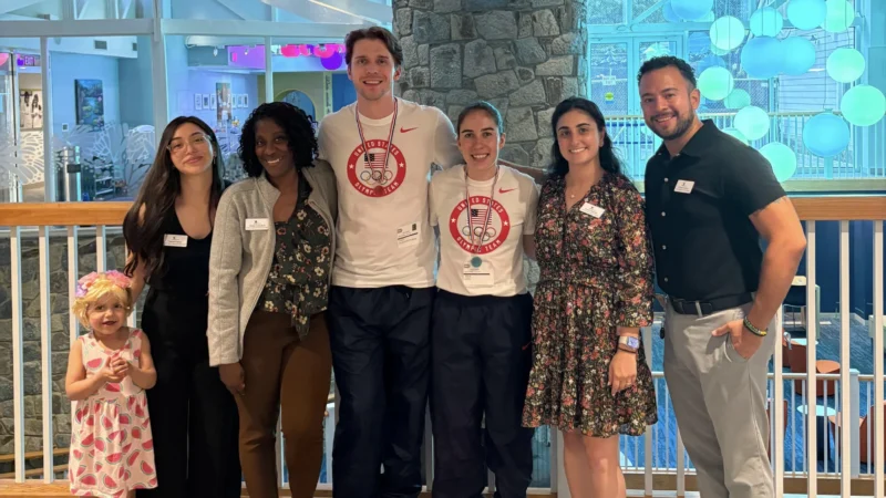 Anthony Letai Shares Olympic Joy With Children and Families at The Children’s Inn