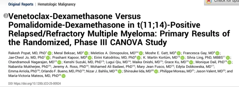 Al-Ola A Abdallah: What Did We Learn From the CANOVA Phase III Trial? 2 Al-Ola A Abdallah