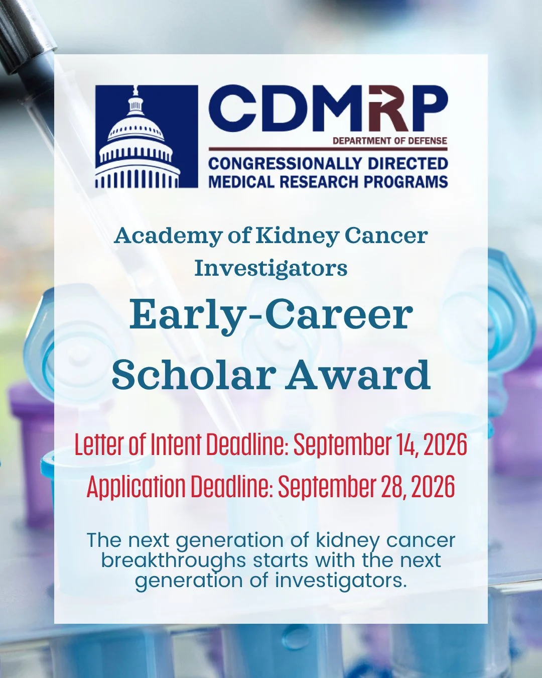 Ready to Build Your Future in Kidney Cancer Research? - KidneyCAN