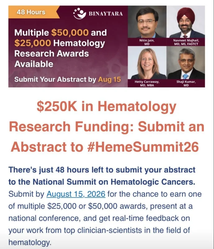 Binay Shah: Supporting the Next Generation of Hematology Researchers 2 Binay Shah: Supporting the Next Generation of Hematology Researchers