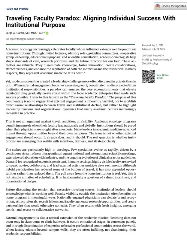 Jame Abraham: A Call to Strategic Alignment for Academic Leadership 2 Jame Abraham: A Call to Strategic Alignment for Academic Leadership