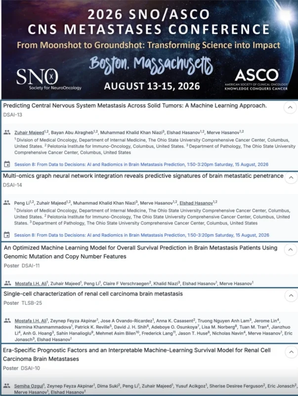 Elshad Hasanov: Advancing Brain Metastasis Research at CNS Metastases 2026