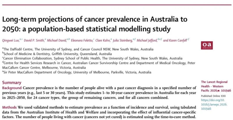 Karen Canfell: Australia’s Growing Population of Cancer Survivors 2 Karen Canfell: Australia’s Growing Population of Cancer Survivors